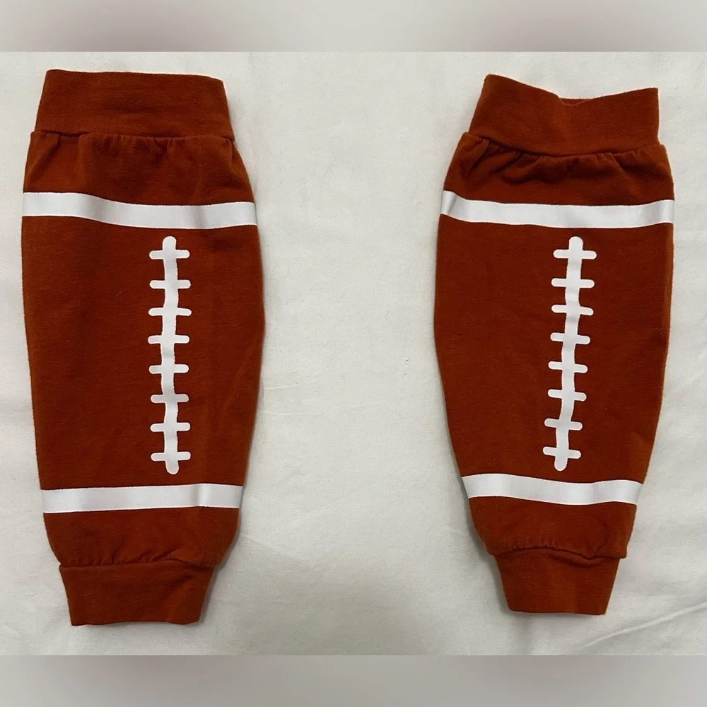 Half Birthday Football Themed Baby Outfit with High Chair Banner 9-12 Months